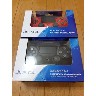 2個 PS4 ワイヤレスコントローラー ブラック(その他)