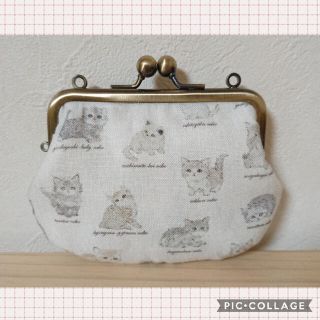 フランシュリッペ(franche lippee)のがま口＊ねこ図鑑＊(ポーチ)