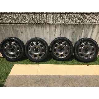 ダンロップ(DUNLOP)のハスラー純正タイヤ（165/60R15）＆　ホイール（4.5Jx15+45）(タイヤ・ホイールセット)