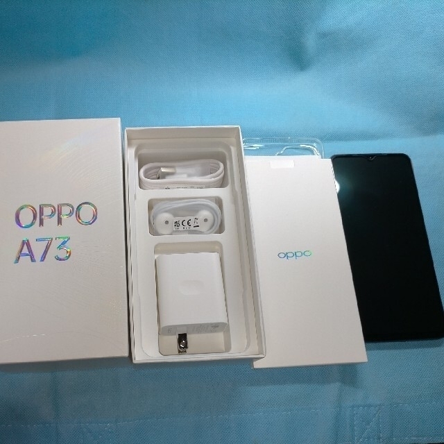 oppo A73（ネイビーブルー）