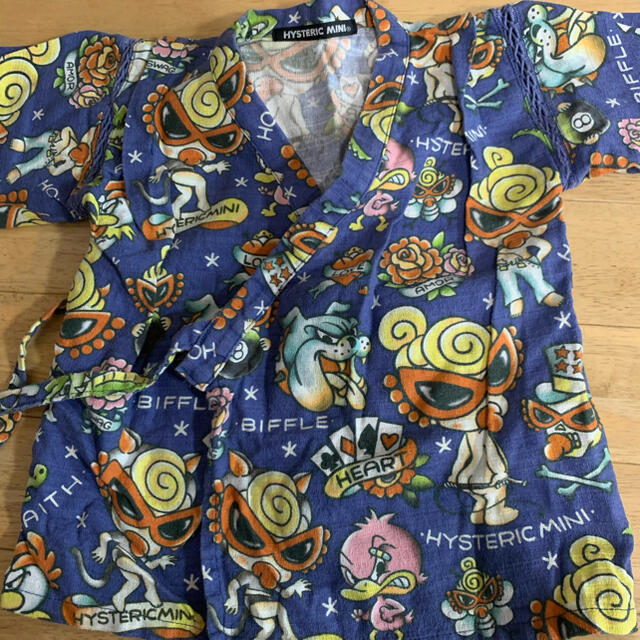 HYSTERIC MINI(ヒステリックミニ)のヒステリックミニ　甚平　美品 キッズ/ベビー/マタニティのキッズ服男の子用(90cm~)(甚平/浴衣)の商品写真