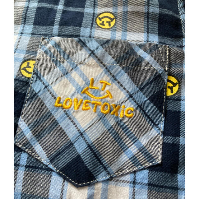 lovetoxic(ラブトキシック)の新品タグ付き Lovetoxic ラブトキシック 140cm（S）長袖シャツ キッズ/ベビー/マタニティのキッズ服女の子用(90cm~)(Tシャツ/カットソー)の商品写真