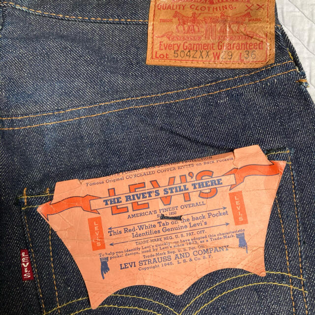50年代style LEVI'S リーバイス 504ZXX ヴィンテージ 日本正規店