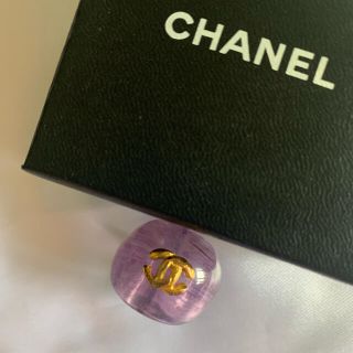 シャネル(CHANEL)のシャネルCHANEL ヴィンテージ　クリア指輪(リング(指輪))