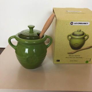 ルクルーゼ(LE CREUSET)のオリーブポット(収納/キッチン雑貨)