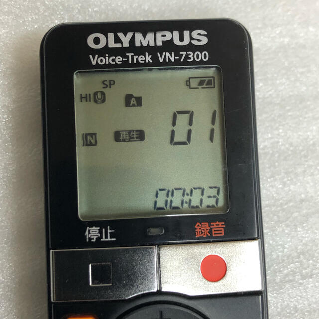 OLYMPUS(オリンパス)のOLYMPUS☆オリンパス☆VN-7300☆ICレコーダー動作確認済み☆中古品 スマホ/家電/カメラのオーディオ機器(ポータブルプレーヤー)の商品写真