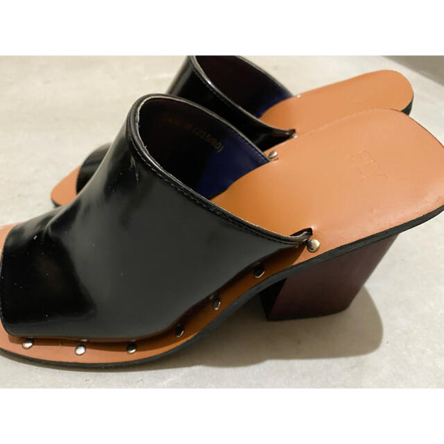 SLY(スライ)のSLY  スクエアサンダル　ウッドソール レディースの靴/シューズ(サンダル)の商品写真