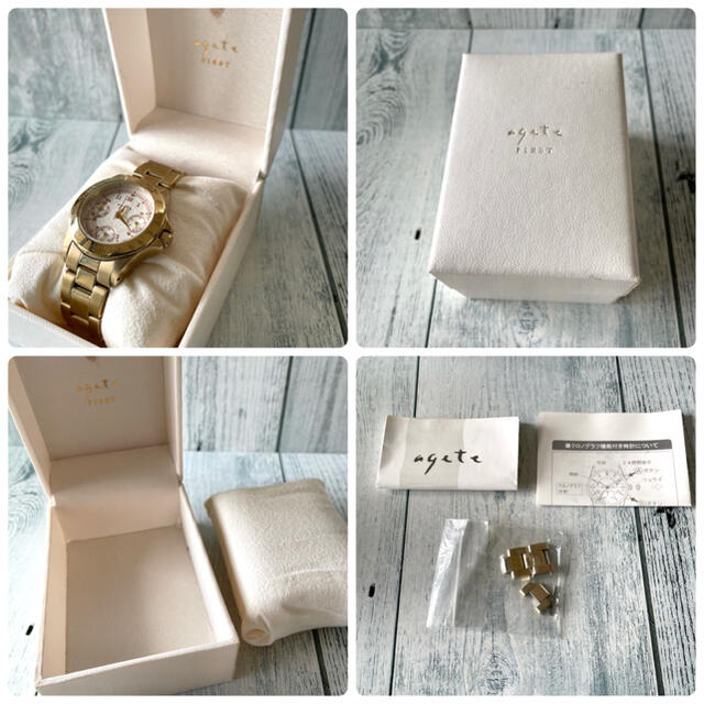 agete(アガット)の【動作OK】agete アガット 腕時計 デイテイト ボーイズ ゴールド レディースのファッション小物(腕時計)の商品写真
