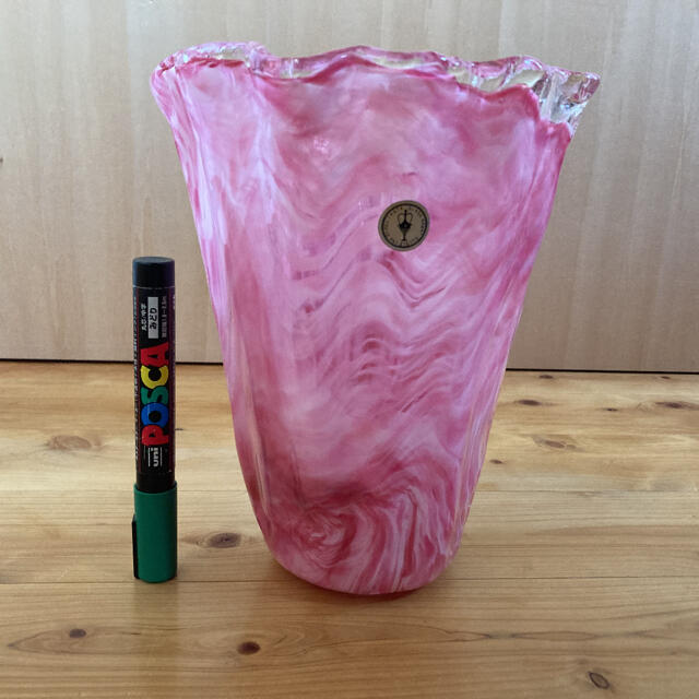 【0402様専用】IWATA GLASS 花瓶 インテリア/住まい/日用品のインテリア小物(花瓶)の商品写真
