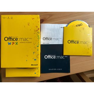 マック(MAC)のMac office 2011(PC周辺機器)