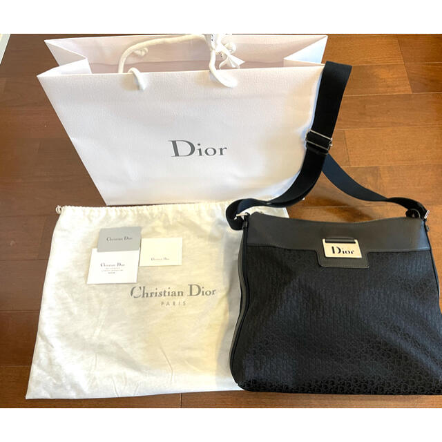 Dior(ディオール)のクリスチャン　ディオール　ショルダーバッグ　バッグ　黒 メンズのバッグ(ショルダーバッグ)の商品写真