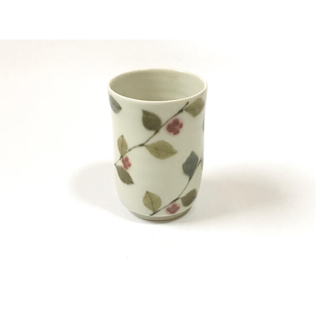 作家物 内藤六郎 花文 湯呑 人気作家 陶芸家 | bombaytools.com