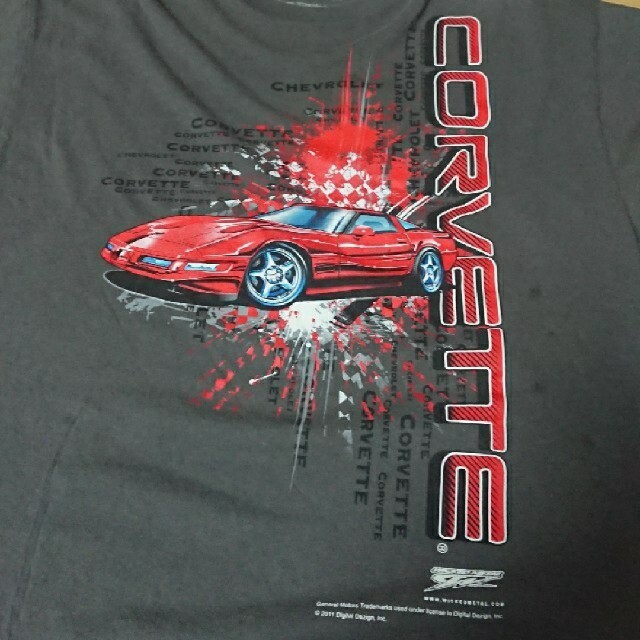 Chevrolet(シボレー)のシボレーコルベット Tシャツ 古着 アメ車 メンズのトップス(Tシャツ/カットソー(半袖/袖なし))の商品写真