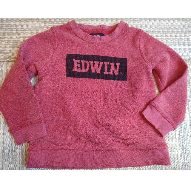EDWIN(エドウィン)のEDWIN　110㎝　トレーナー キッズ/ベビー/マタニティのキッズ服男の子用(90cm~)(Tシャツ/カットソー)の商品写真