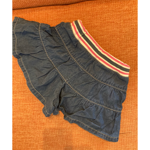 キュロットスカート2枚、シャツ1枚 キッズ/ベビー/マタニティのキッズ服女の子用(90cm~)(スカート)の商品写真