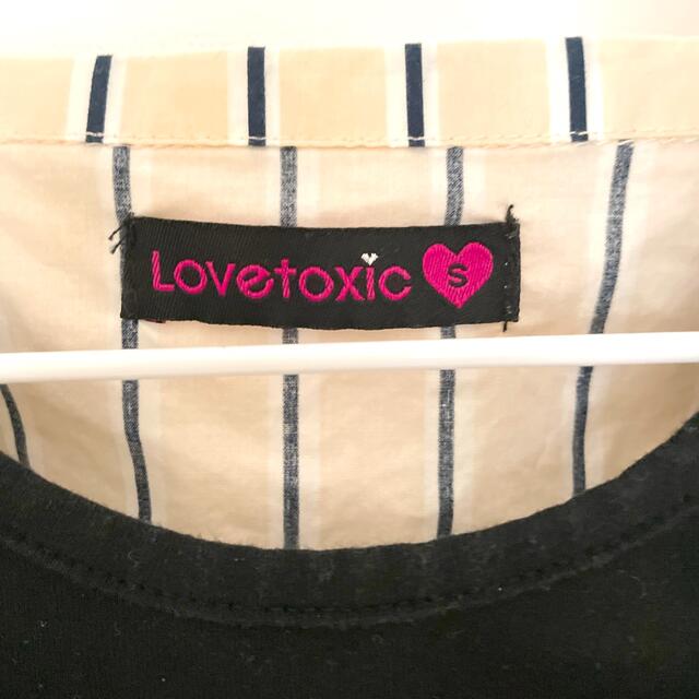 lovetoxic(ラブトキシック)の【値下しました】Lovetoxic トップス　Sサイズ キッズ/ベビー/マタニティのキッズ服女の子用(90cm~)(Tシャツ/カットソー)の商品写真