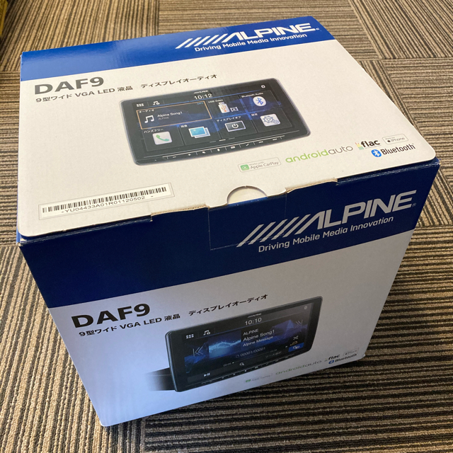 【AppleCarPlay/android auto対応】ALPINE DAF9