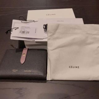 セリーヌ(celine)のceline マルチファンクション ストラップ  ウォレット バイカラー 旧ロゴ(財布)