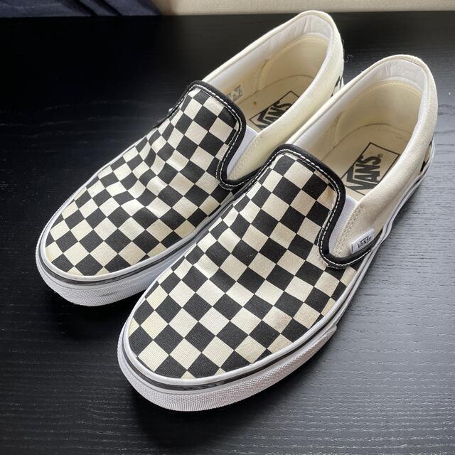 VANS(ヴァンズ)のvans スリッポン チェッカー 26.5cm メンズの靴/シューズ(スニーカー)の商品写真