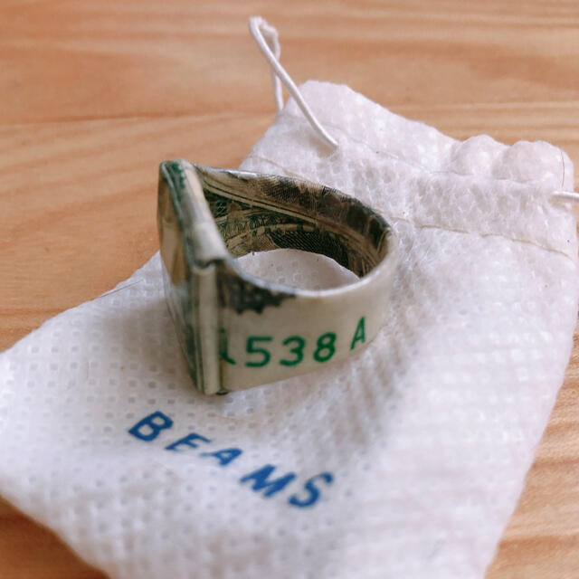 BEAMS(ビームス)のBEAMS 1ドル紙幣リング レディースのアクセサリー(リング(指輪))の商品写真