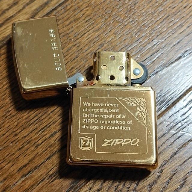 ZIPPO(ジッポー)のおかか様専用  ZIPPO ソリッドブラス メンズのファッション小物(タバコグッズ)の商品写真