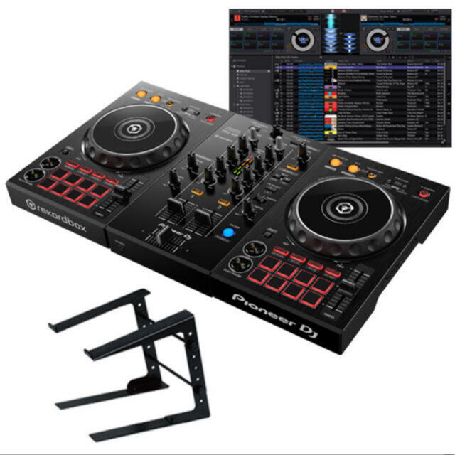 Pioneer(パイオニア)のDDJ-400（PCスタンド付き） 楽器のDJ機器(DJコントローラー)の商品写真