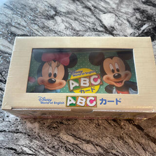 ディズニー(Disney)のディズニーワールドオブイングリッシュ　ABCカード(語学/参考書)