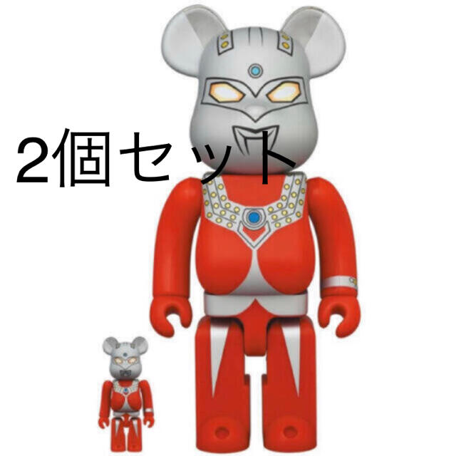 MEDICOM TOY(メディコムトイ)のBE@RBRICK ウルトラマンタロウ　100% 400% 2個セット エンタメ/ホビーのフィギュア(その他)の商品写真