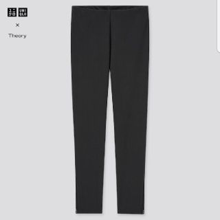 ユニクロ(UNIQLO)のUNIQLO theory  エアリズム UVカット ソフトレギンス ブラック(レギンス/スパッツ)