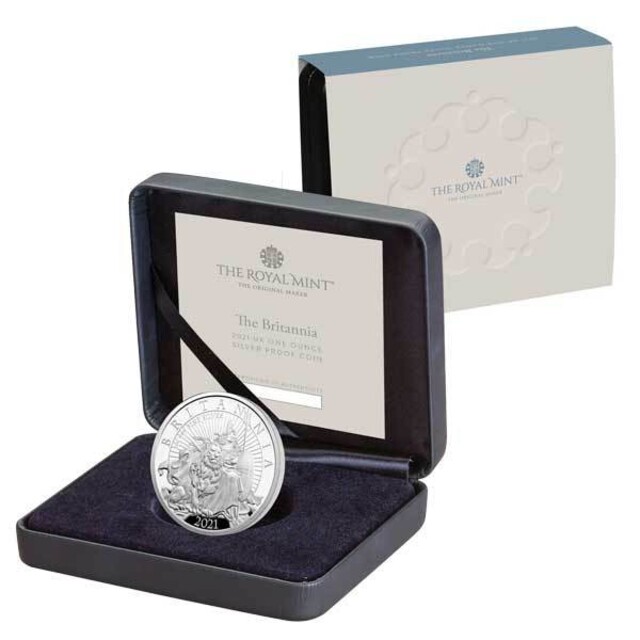 新品未開封 2021年 イギリス ブリタニア 1オンス プルーフ 銀貨 最新 新品未開封 2021年 イギリス ブリタニア 1オンス プルーフ 銀貨 最新