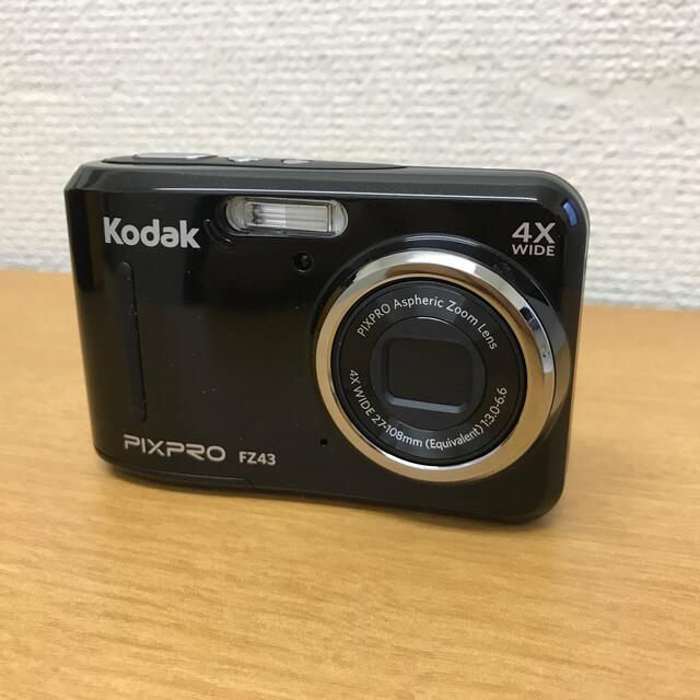 新品 KODAK コダック デジタルカメラ PIXPRO FZ43 ブラックスマホ/家電/カメラ
