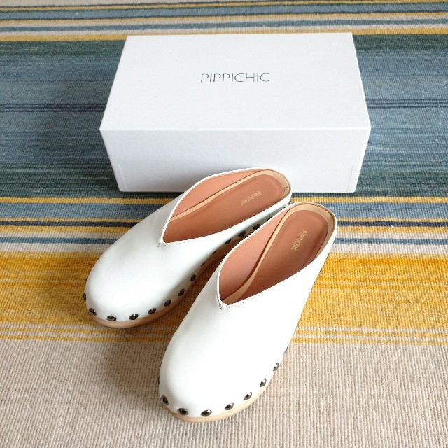 PIPPICHIC ピッピシック ウッドソールミュール レディースの靴/シューズ(ミュール)の商品写真