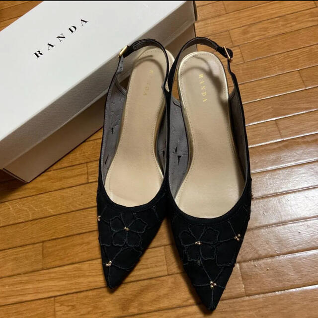 RANDA(ランダ)のRANDA♡フラワーミュール レディースの靴/シューズ(ミュール)の商品写真