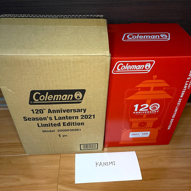 春夏新作 Coleman - コールマン120thアニバーサリーシーズンズランタン