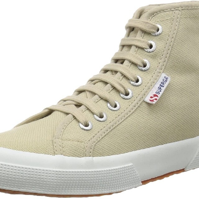 SUPERGA(スペルガ)の限定セール 新品未使用 スペルガ ハイカットスニーカー ベージュ レディースの靴/シューズ(スニーカー)の商品写真