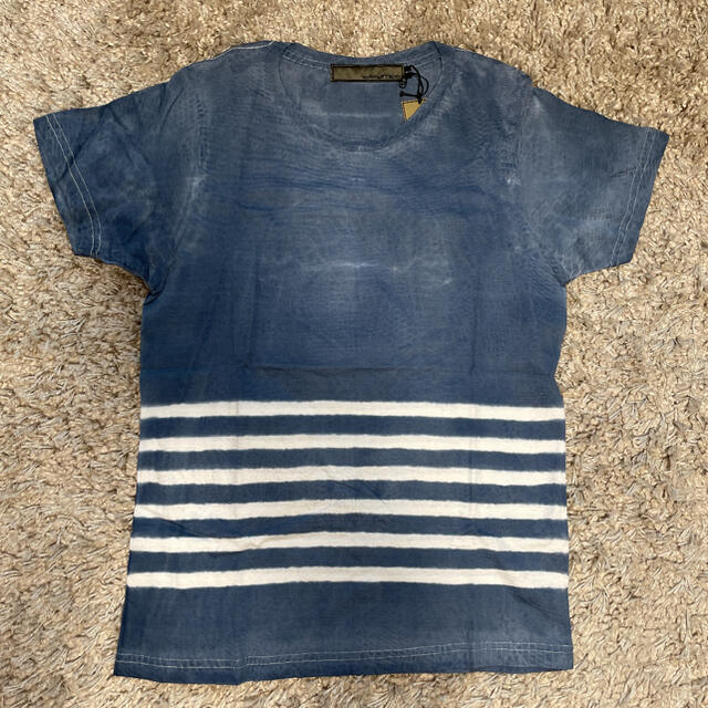 【新品・タグ付き】アユイテ エンボスクロコ柄 ボーダーTシャツ (サイズ1) メンズのトップス(Tシャツ/カットソー(半袖/袖なし))の商品写真