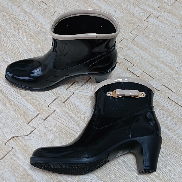 DIANA(ダイアナ)の【ダイアナ】レインブーツ(ブラック) サイズ:Ｌ レディースの靴/シューズ(レインブーツ/長靴)の商品写真