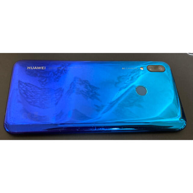 HUAWEI(ファーウェイ)の【美品】HUAWEI nova lite 3 オーロラブルー スマホ/家電/カメラのスマートフォン/携帯電話(スマートフォン本体)の商品写真