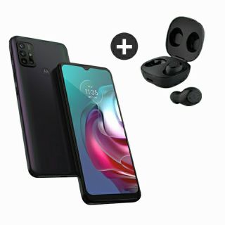 モトローラ(Motorola)のMotorola モトローラ　moto g30 ダークパール　イヤバッズ付き(スマートフォン本体)