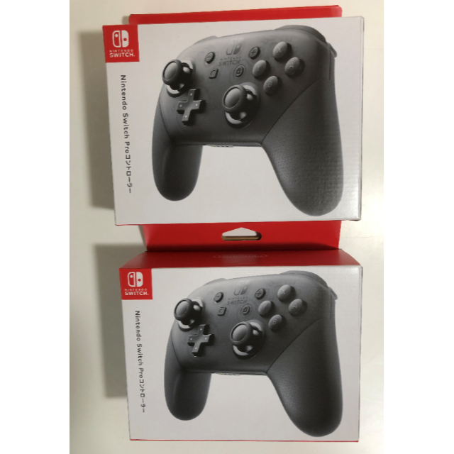 任天堂 - Nintendo Switch Pro コントローラー (純正） 2個セット