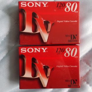 ソニー(SONY)のミニDVカセット DVM80R3　2個(その他)