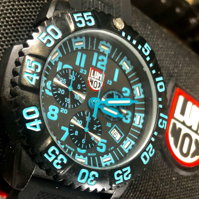 Luminox(ルミノックス)のLUMINOXカラーマークシリーズ上位機種クロノref3089極美品66000円 メンズの時計(腕時計(アナログ))の商品写真