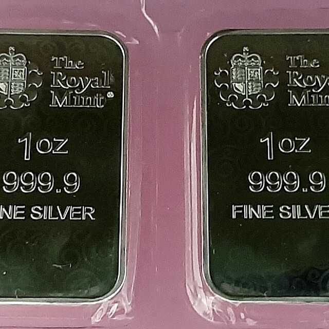 得価HOT 2枚セット 銀塊 1オンスの通販 by ユリアヌス's shop｜ラクマ 2021年 イギリス ウナとライオン シルバーバー 超歓迎新品