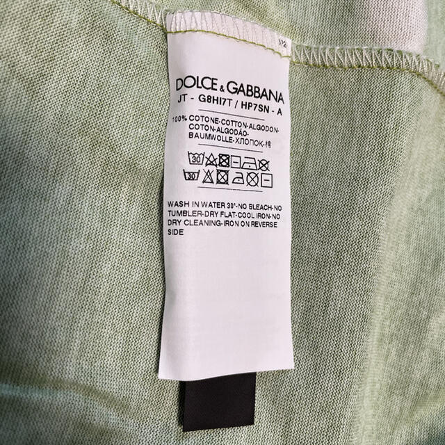 【新品・タグ付き】DOLCE&GABBANA Tシャツ (サイズ46) メンズのトップス(Tシャツ/カットソー(半袖/袖なし))の商品写真