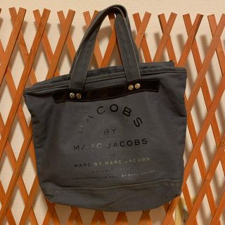 マークバイマークジェイコブス(MARC BY MARC JACOBS)のグレーキャンバストート(トートバッグ)