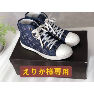 ルイヴィトン(LOUIS VUITTON)のルイヴィトン 箱付　モノグラム デニム × レザー ハイカット スニーカー(スニーカー)