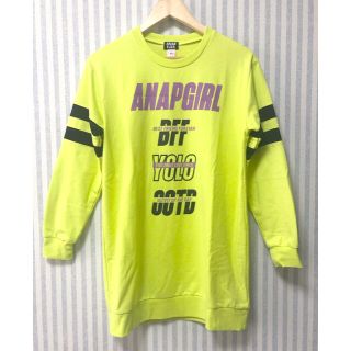 アナップ(ANAP)のANAPGIRL✳︎ロンTワンピースM(Tシャツ/カットソー)