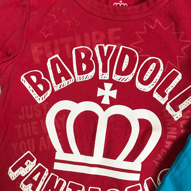 BABYDOLL(ベビードール)のa-chan様専用80☆BABYDOLL☆半袖Tシャツ☆ブルー水色赤 キッズ/ベビー/マタニティのベビー服(~85cm)(Ｔシャツ)の商品写真