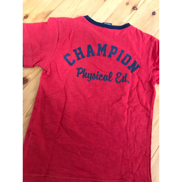 Champion(チャンピオン)のぶんぶん様専用　チャンピオン T シャツ　赤　140 トップス　半袖 キッズ/ベビー/マタニティのキッズ服男の子用(90cm~)(Tシャツ/カットソー)の商品写真