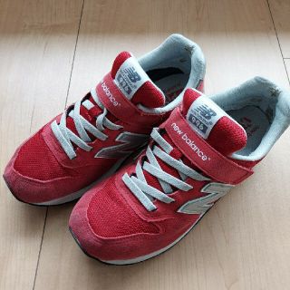 ニューバランス(New Balance)のニューバランス 23.5cm KV996 赤 【中古】(スニーカー)